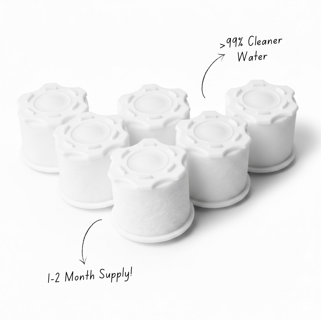 6x Cartridge Re-Fills